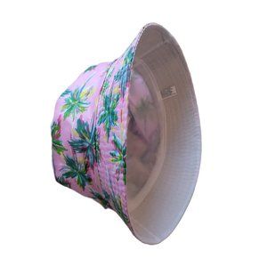 Hawaiian Print Pink Women’s Bucket Hat NWT